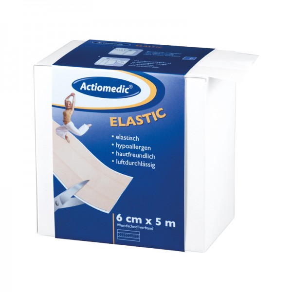 ACTIOMEDIC® ELASTIC Wundschnellverband, 5 M X 6 CM