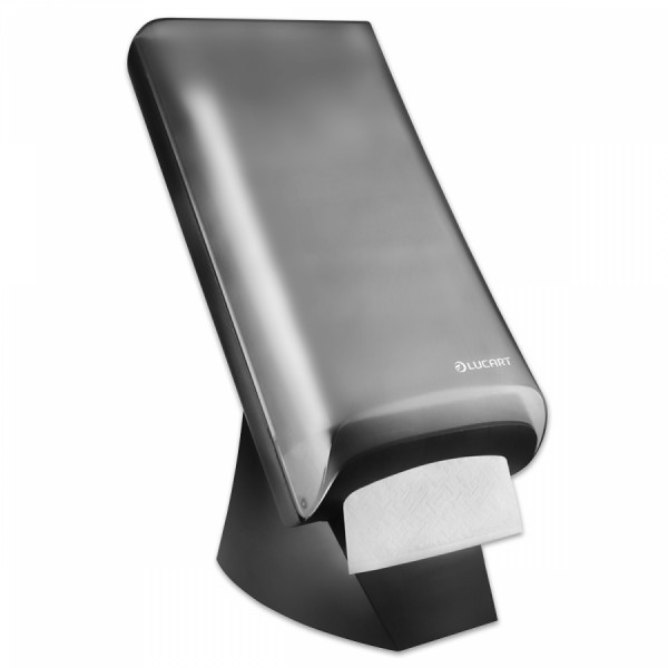 LUCART Thekenspender TABLETOP schwarz/grau