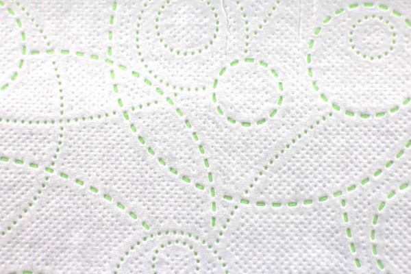 IBEKOClassic Falthandtücher weiß-grün