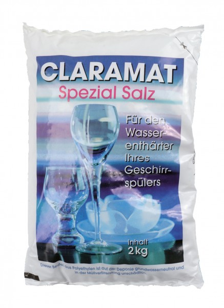 Claramat Spezialsalz 2 kg Beutel für Spülmaschinen
