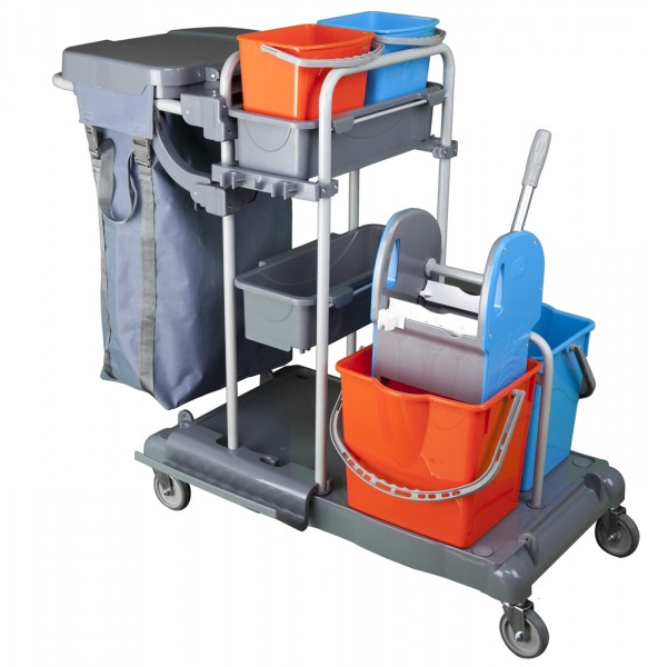 WetLine Reinigungswagen Kunststoff 1722 P COMPACT