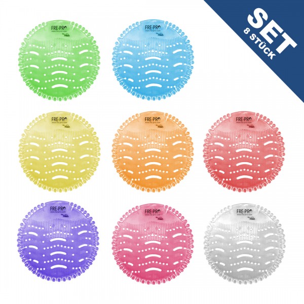 Fre-Pro Wave 1.0 Urinalsieb Probier-Set (8 Stück)