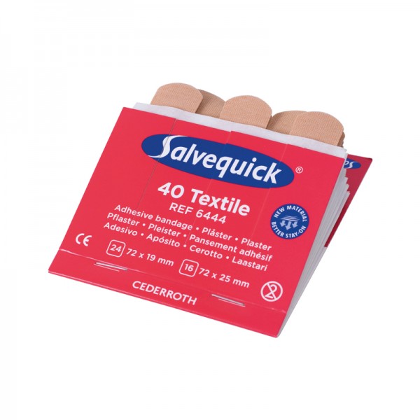 SALVEQUICK NACHFÜLLPACK, 6444, ELASTISCH, 40 STÜCK